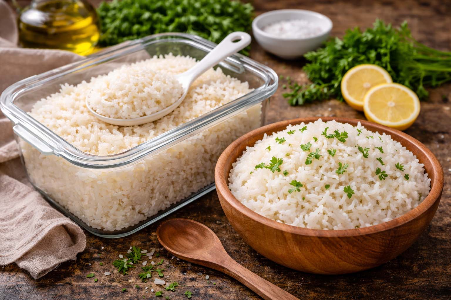 Отварной рис для заготовки