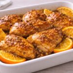 Праздничное куриное филе в апельсиново-медовом соусе Праздничное куриное филе в апельсиново-медовом соусе