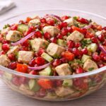 Праздничный салат «Восточная сказка» с гранатом и курицей